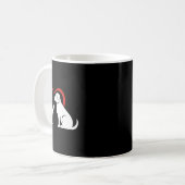 Hunde Welpen und Ba Kaffeetasse (Vorderseite Links)