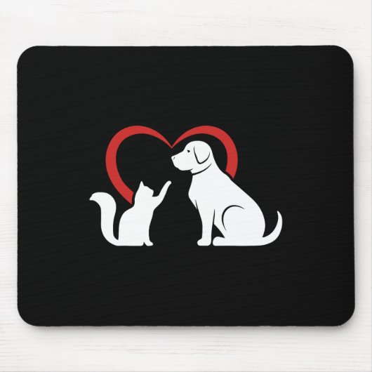 Hunde Welpen und Ba Mousepad (Vorne)