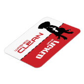 Hunde Welpengeschirrspülmaschine Magnet - gelocker (Linke Seite)