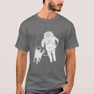 Hunde- Weltraumspaziergang T-Shirt