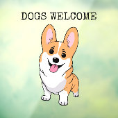 Hunde willkommen fensteraufkleber (Blatt 3)