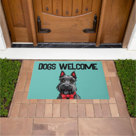 Hunde willkommen fußmatte