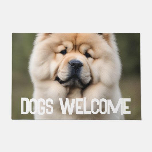 Hunde willkommen fußmatte (Vorderseite)