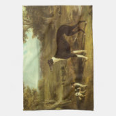 Hunde, Windhund und Spaniel, Doctor Fop by Herring Geschirrtuch (Vertikal)