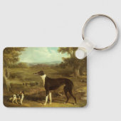 Hunde, Windhund und Spaniel, Doctor Fop by Herring Schlüsselanhänger (Vorderseite)