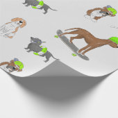 Hunde-Wrapping-Papier Geschenkpapier (Ecke)