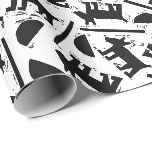 Hunde-Wrapping-Papier Geschenkpapier (Rolleneckpunkt)