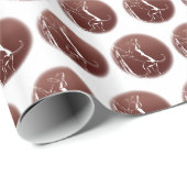 Hunde Wrapping Papier Jagd Hunde Geschenkpapier (Rolleneckpunkt)