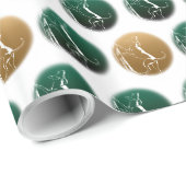 Hunde Wrapping Papier Jagd Hunde Geschenkpapier (Rolleneckpunkt)