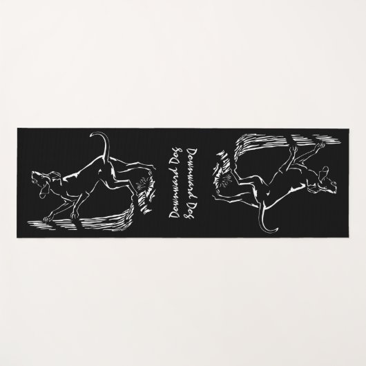 Hunde Yoga Mats Jagen Coonhound Hunde Yogmatte Yogamatte (Vorderseite (Horizontal))