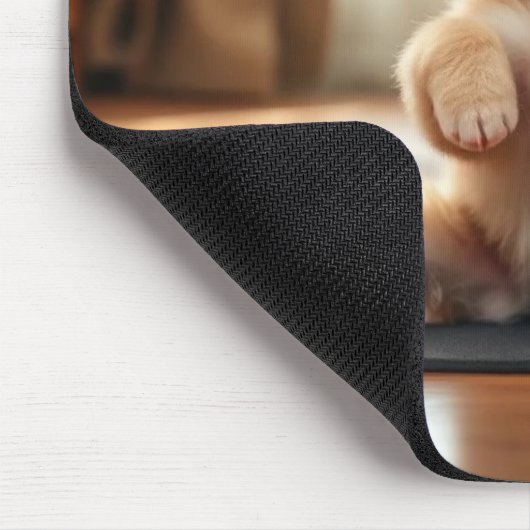 Hunde Yoga Mousepad (Ecke)