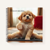 Hunde Yoga Notizblock (Vorderseite)