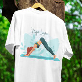 Hunde-Yoga-Pose nach unten - Minimalistisches, kun T-Shirt