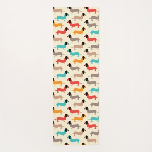 Hunde Yogamatte (Rückseite)