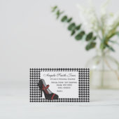 Hunde-Zahn-Ferse! Visitenkarte (Stehend Vorderseite)