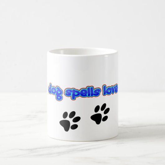 Hunde Zauber Liebe Kaffeetasse (Mittel)