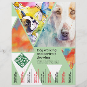 Hunde zeichnen Flyer