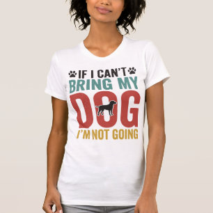 Hunde-Zitat Vintage-Vektor Wenn ich meinen Hund ni T-Shirt