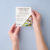 Hunde zu Fuß Haustiere Sitting Business-Werbung Flyer (Gruppe)