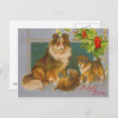 Hunde zu Weihnachten (Vorne/Hinten)