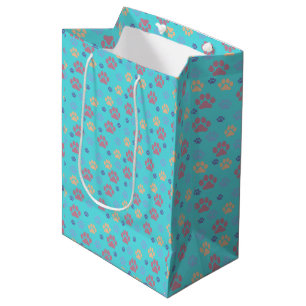 Hundeabdruck Mittlere Geschenktüte