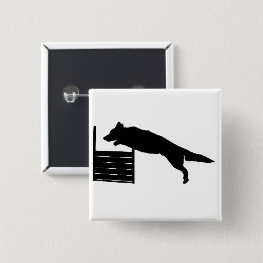 HundeAgility Button (Vorne & Hinten)