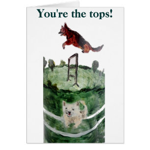 HundeAgility-Malerei