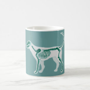 HUNDEanatomie-RÖNTGENSTRAHL-TIERARZT-KNOCHEN Kaffeetasse