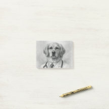 Hundearzt-Porträt-Veterinär-Post-it-Notes