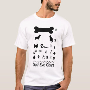 Hundeaugen-Diagramm-T - Shirt