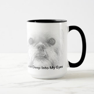 Hundeaugen Tassen-Brüssels Griffon Tasse