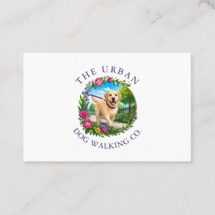 Hundeausbilder Labrador Spaziergänger Visitenkarte