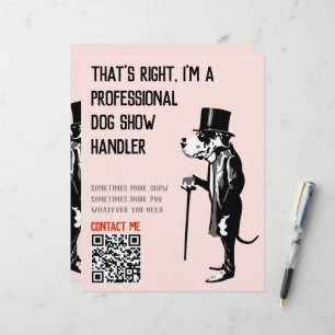 Hundeausbilder-Promotion Deutsche Dogge Illustrati