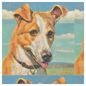 Hundeausdruck Stoff (Nahaufnahme)