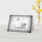 Hundeausfallkarte Karte (Gelbe Blume)