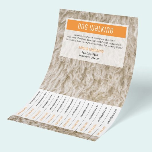 Hundeausführer Flyer Professionell Minimale Papier
