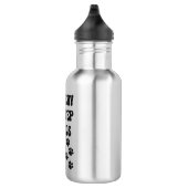 Hundeausführersprüche  edelstahlflasche (Rechts)