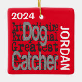 Hundeausweis CUSTOM Keramikornament (Vorderseite)