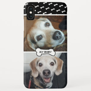 Hundebaby Ihr eigenes 2 Foto-modernes niedliches Case-Mate iPhone Hülle