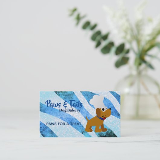 Hundebäckerei-Visitenkarten Visitenkarte (Stehend Vorderseite)