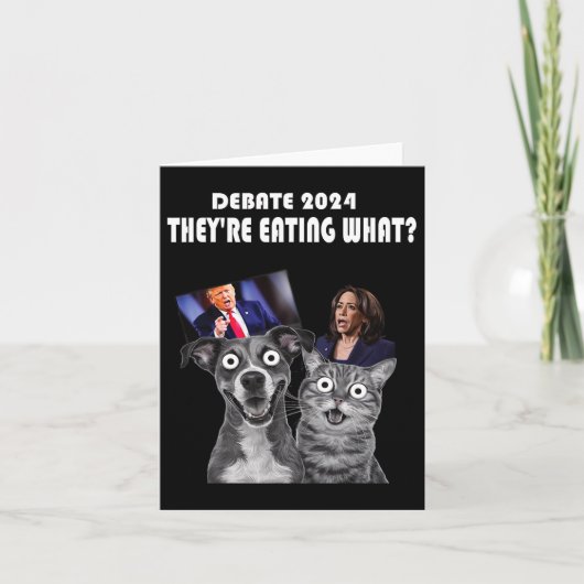 Hundebatte 2024 Haustiere Katze Sie sind Ea Karte (Vorderseite)