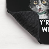 Hundebatte 2024 Haustiere Katze Sie sind Ea Mousepad (Ecke)