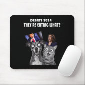Hundebatte 2024 Haustiere Katze Sie sind Ea Mousepad (Mit Mouse)