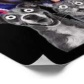 Hundebatte 2024 Haustiere Katze Sie sind Ea Poster (Ecke)