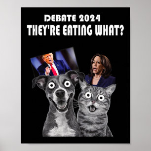 Hundebatte 2024 Haustiere Katze Sie sind Ea Poster