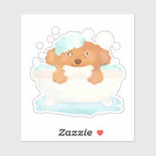 Hundebausalon Aufkleber