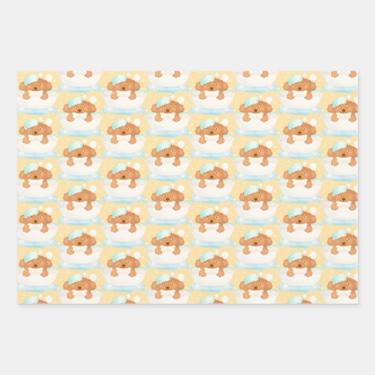 Hundebausalon Geschenkpapier Set (Vorderseite 3)