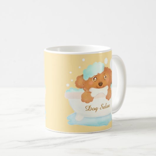 Hundebausalon Kaffeetasse (VorderseiteRechts)