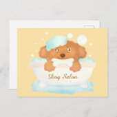 Hundebausalon Postkarte (Vorne/Hinten)