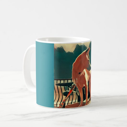 Hundebecher NGSD Kaffeetasse (Vorderseite Links)